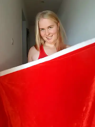 What could be hiding behind the cloth?