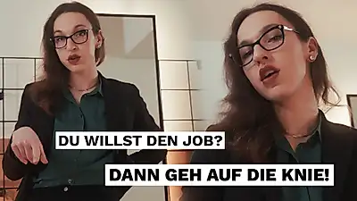 Vuoi il lavoro? Allora mettiti in ginocchio! Istruzioni per le donne trans dominanti