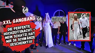 XXL gangbang at a wedding for blonde teen sluts!