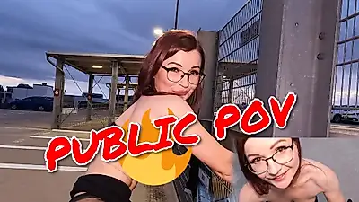 Besame meine F***e ! Public ! POV ! Nylon ! Heels !!!!!