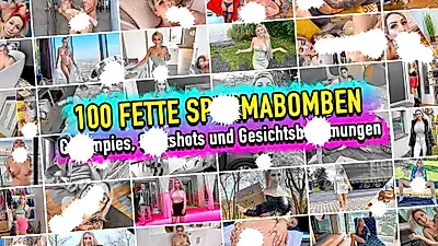 100 fat s****abombs - C******es, C*****ts and facial cumshots