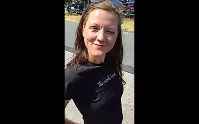 Sprayed with water by an unknown person - S****awalk on the motorway