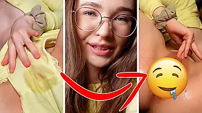 OMG! The whole bed is soaked! It hasn't been this wet in a long time.