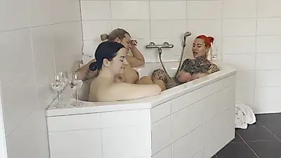 NO ONE was supposed to see this… but it happened! Extreme group sex in a hot tub!