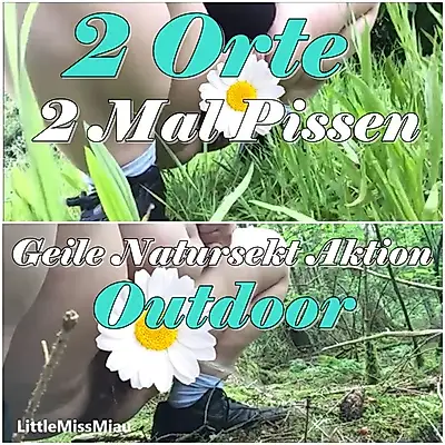 2 mal Outdoor P**sen // BBW dicke hairy P***y