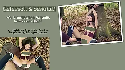 Bound and used! Who needs romance on a first date!