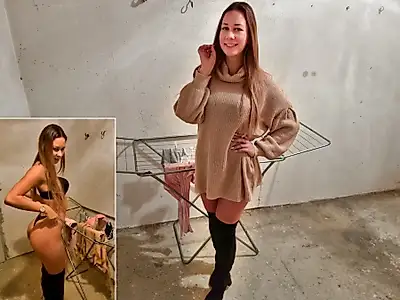 Neighbor's daughter delivered in the basement! I am happy to serve as willing f**k meat!