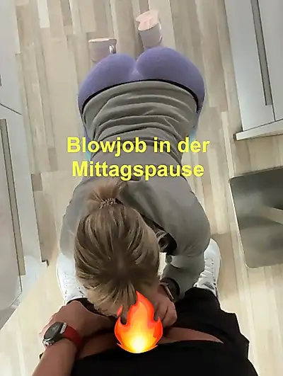 B**wjob-Quickie am Nachmittag.