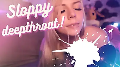 SLOPPY DILDO DEEPT****T