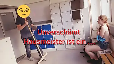 PERVERTED janitor!! Fucking without a condom? AO