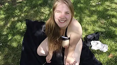 My first time having outdoor sex! 