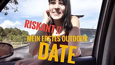 Risky!!! My first outdoor date with Tim!