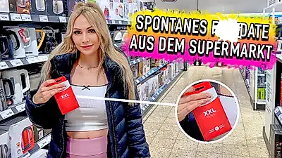 Spontaneous f**kdate from the supermarket