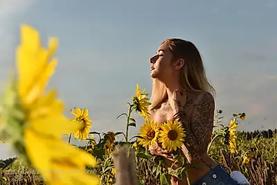 My beautiful sunflower photo shoot