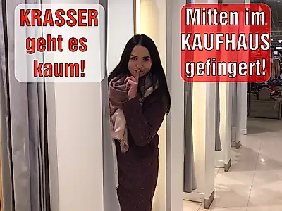 KRASSER geht es kaum! Mi***n im KAUFHAUS gef****rt!