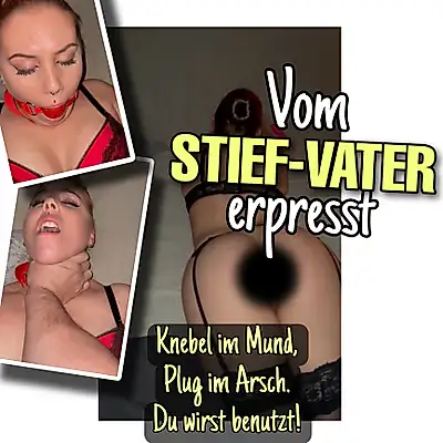 Blackmailed by my stepfather 🤯 | Used and fucked hard! 💦