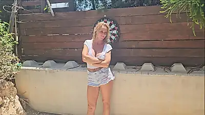 Lost at darts! Now it's time to fuck the p***y!