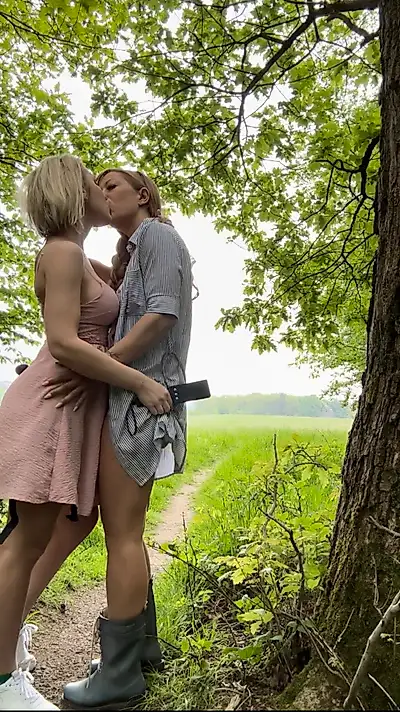 Caught! During outdoor f**k