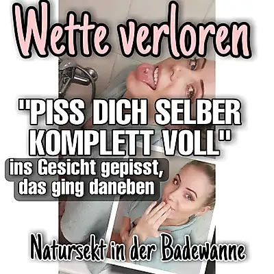 "P**s yourself" - BET LOST😒 including face-p**s💦