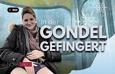 ¡Un paseo en teleférico increíble! ¡Tener sexo en secreto después de esquiar!