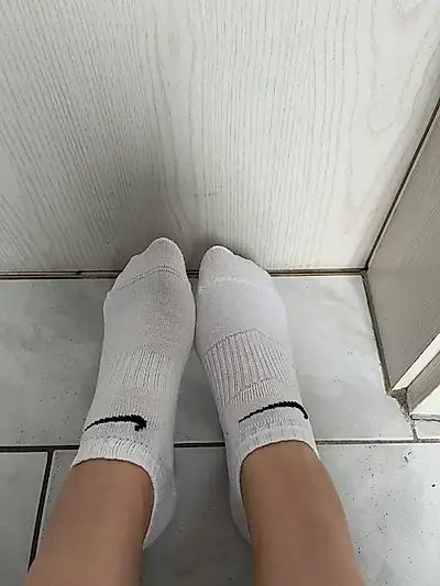 My feet in the morning