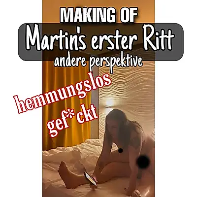Martin's first ride🥰💦 making of🔞 room perspective