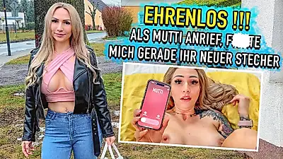 HONORLESS !!! When stepmom called, her new stud f**ked me!