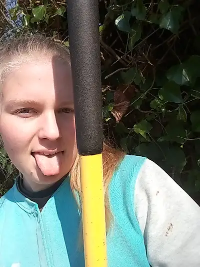 Was just horny in the garden