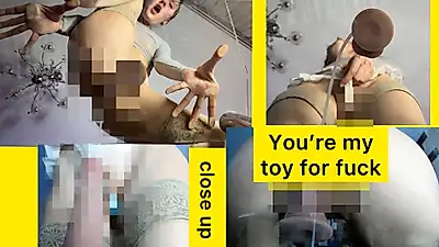 Une maîtresse mince utilise ses esclaves comme des objets sexuels jusqu'à ce qu'ils atteignent l'orgasme !