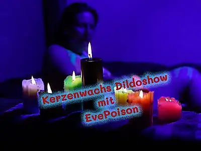 Свечной воск с демонстрацией дилдо