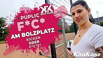 Public F**k at the football pitch