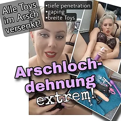A***hole stretching EXTREME💣💦 all toys combined