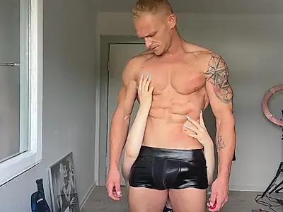 Completely naked 😜