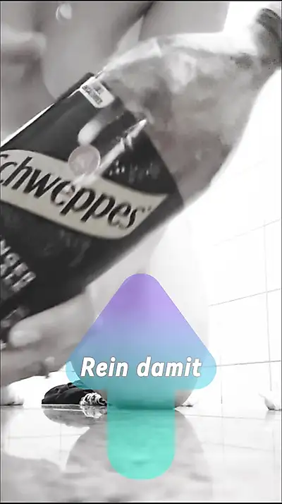 1 liter PET bottle & my p***y