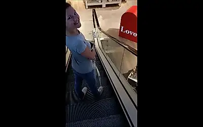 Incredibly cheeky - Public B**w in the furniture store