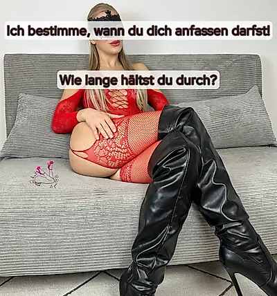 I decide when you're allowed to touch yourself! How long can you last? 