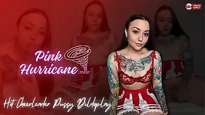 Hot Cheerleader Dildoplay