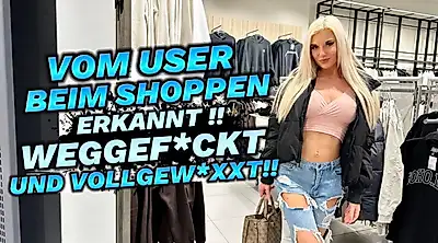 VOM USER BEIM SHOPPEN ERKANNT!! WEGGEF**KT UND VOLLGEWIXXT!