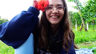 Outdoor masturbation instructions! My long labia wobble in the wind as I guide you!