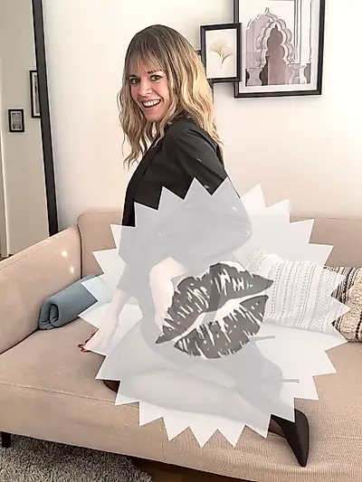 Leather on top - and on the bottom... 🤭 Well... find out! 🤫