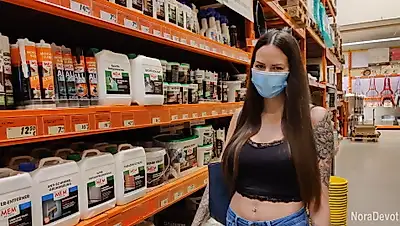 DIY store employees seduced!