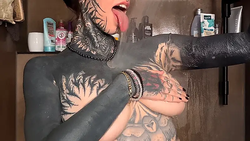 I'm just going to take a quick shower. Want to come with me?