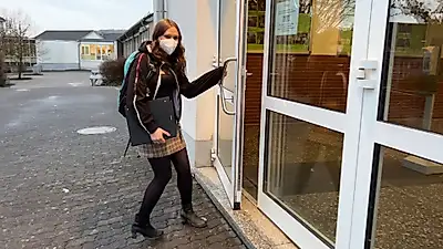 We had sex at school! Hopefully nobody saw us...