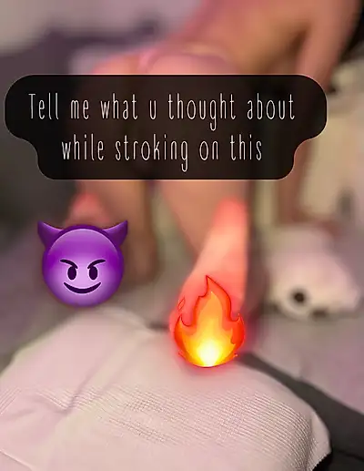 I'm going to sit on your face, doggy style 🔥😈