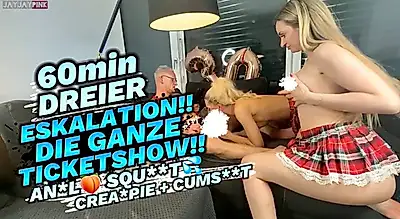 RANDVOLL GEPUMPT!! EX WIXXT REIN UND FREUND SPRITZT NOCHMAL!