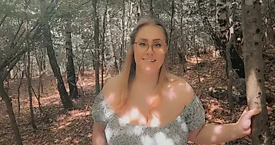 I indulge myself a little in the forest...