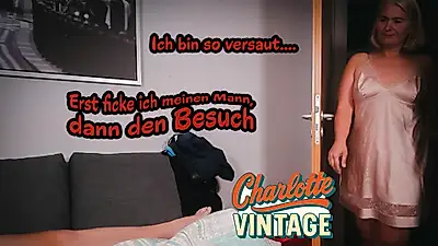 First I had sex with my husband, then with our guest who had stayed overnight.