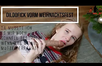 Dildof**k vor dem Weihnachtsfest! Mutti hetzt schon!