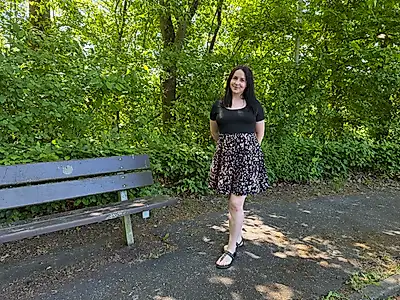 Extremely risky parking lot sex!