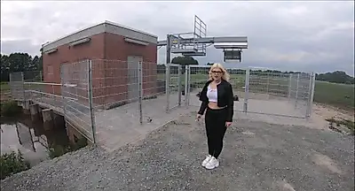 Security sprays me on the a***h!